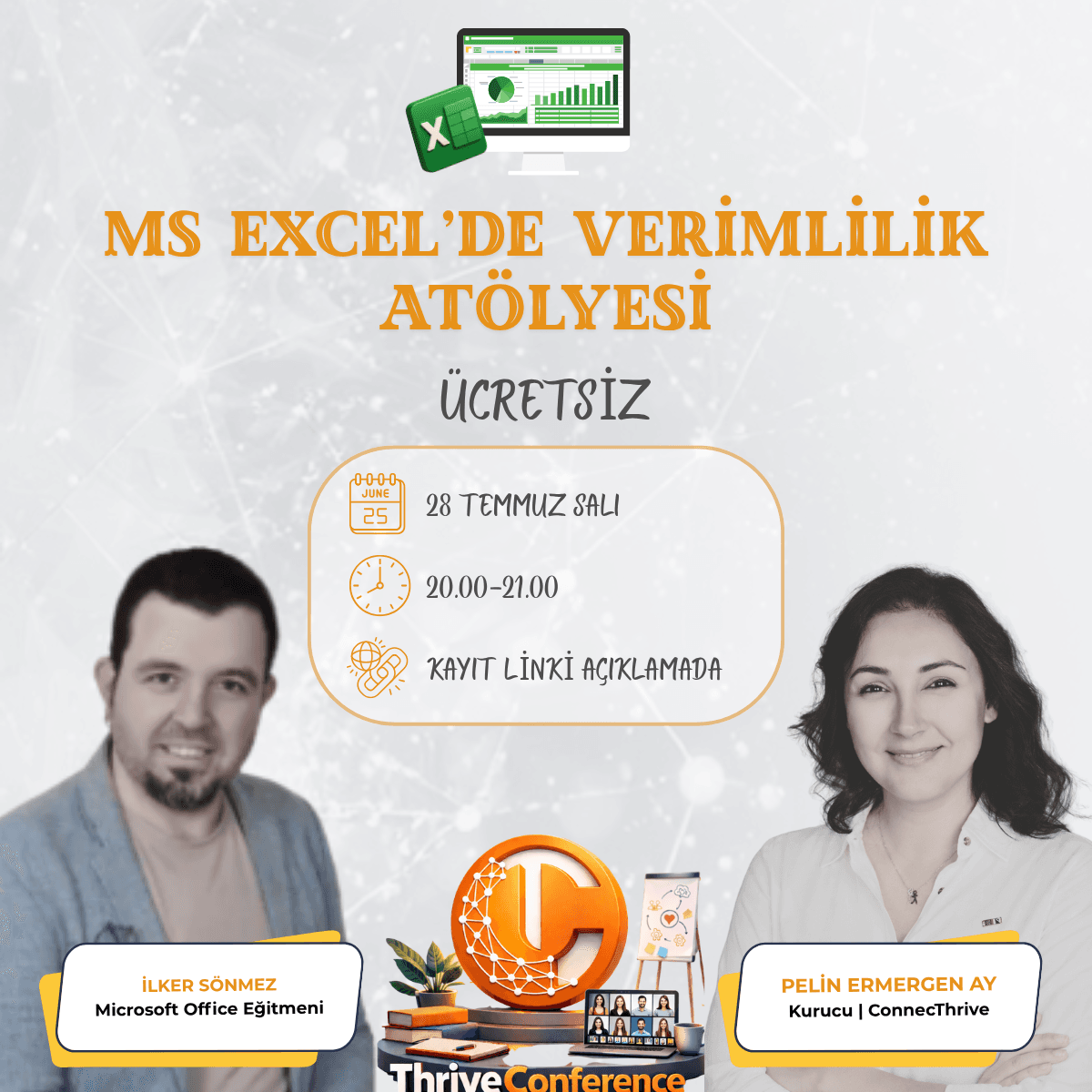 💻 ThriveConference | İlker Sönmez  ile MS Excel'de Verimlilik Atölyesi