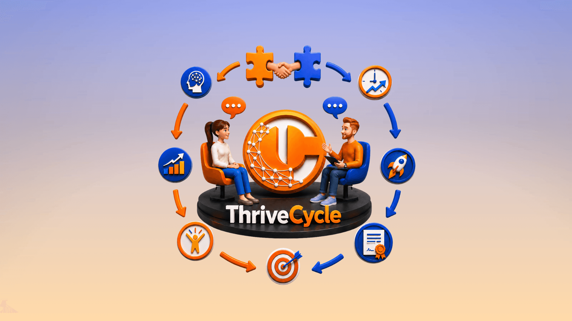 🫱🏻‍🫲🏼🔄 ThriveCycle | Akran Koçluğu Deneyim Kazanımı Programı | ACC Ünvanlanma Yolculuğu | 24 Aylık
