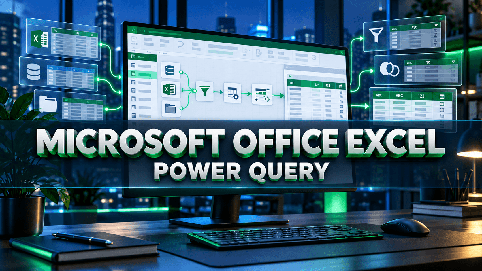 Microsoft Office Excel Eğitimi | Excel’de Sorgularla Ham Veriyi Otomatik Olarak Düzenleme / Power Query