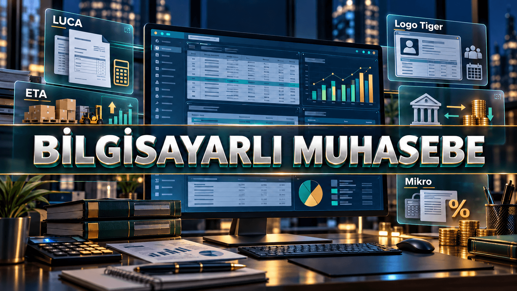 Bilgisayarlı Muhasebe Eğitimi | LUCA, ETA, Logo Tiger, Mikro